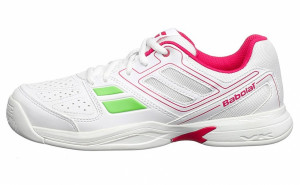 BABOLAT - Buty tenisowe dla dzieci PULSION BPM Junior white-pink
